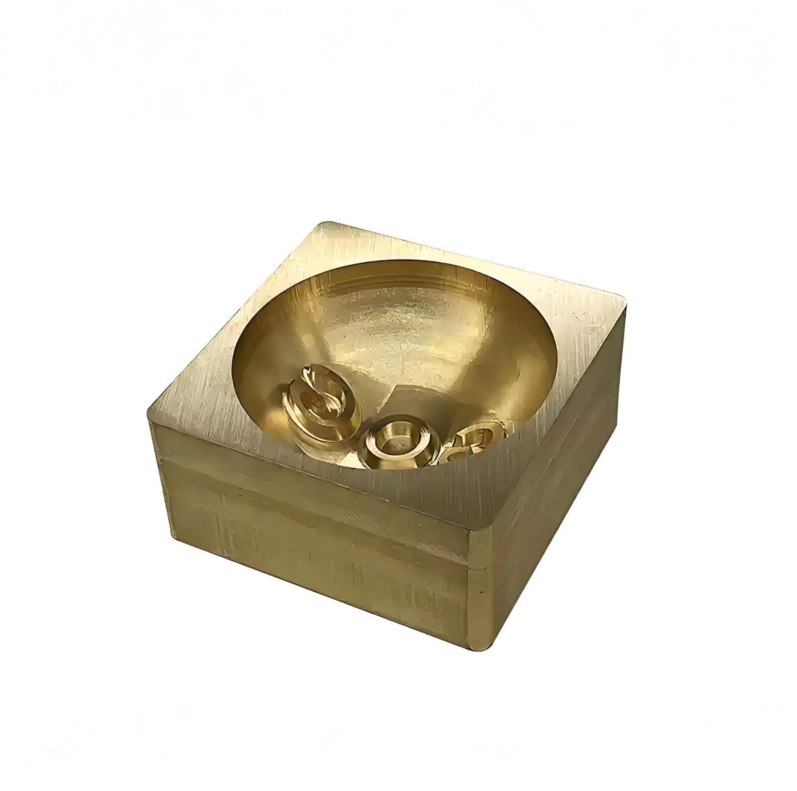Brass Camered Curved Stamp