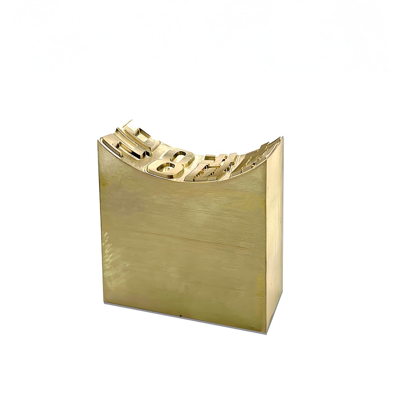Customized Camered Brass Stamp