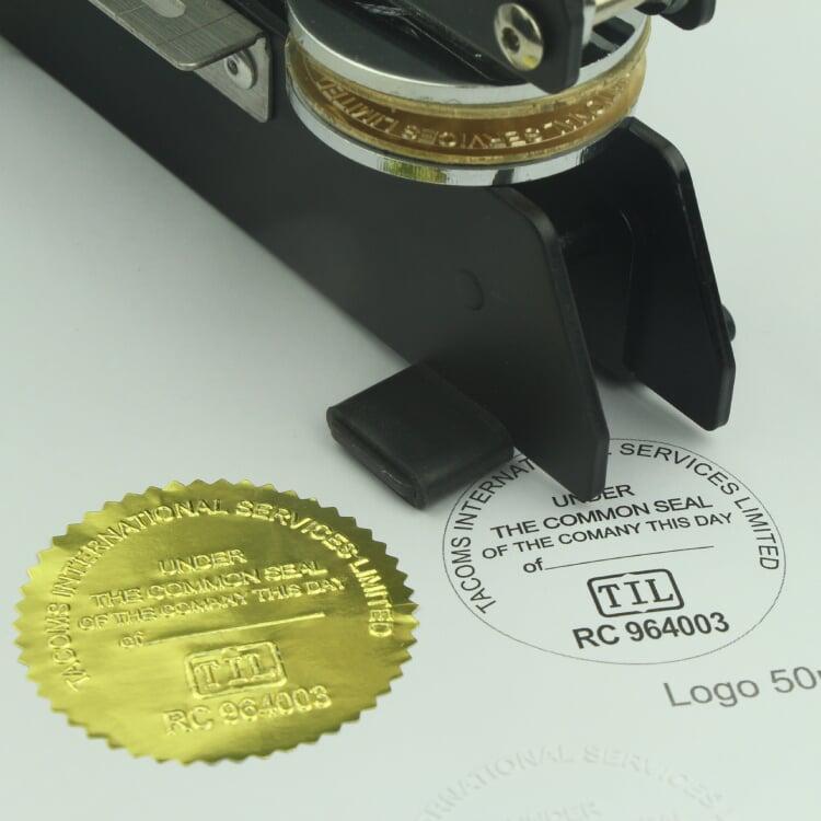 Gaufrage Punch Dryseal Stamp