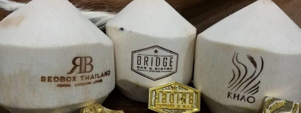 Coconut iron stamps