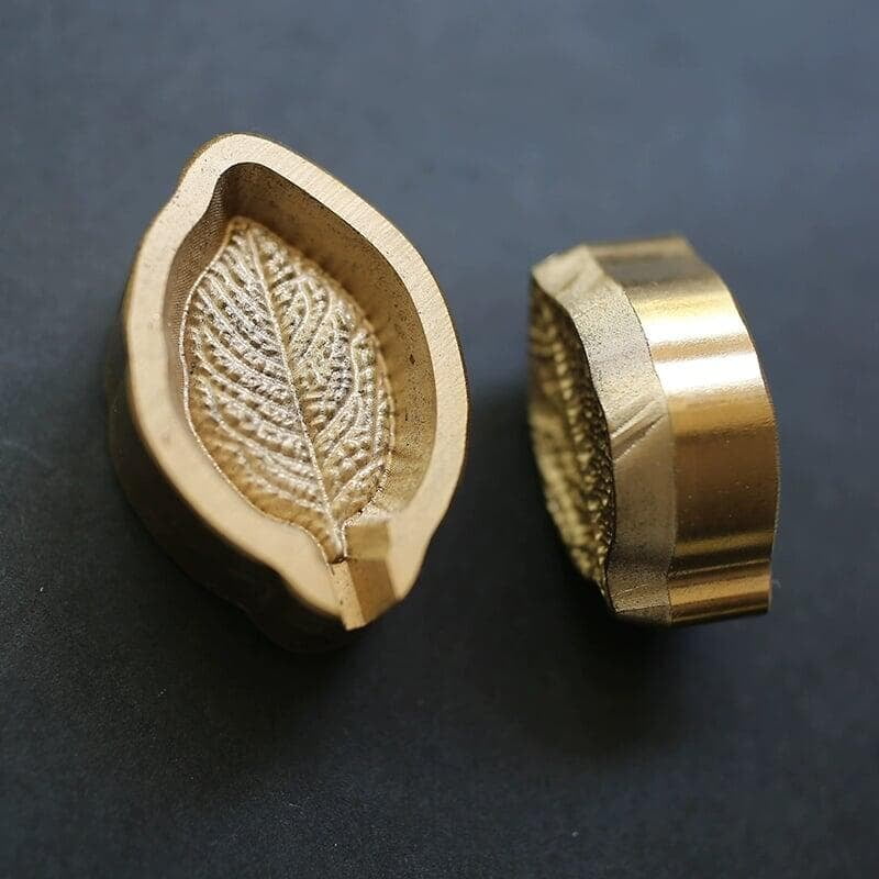 Millinery Brass Leaf Mold