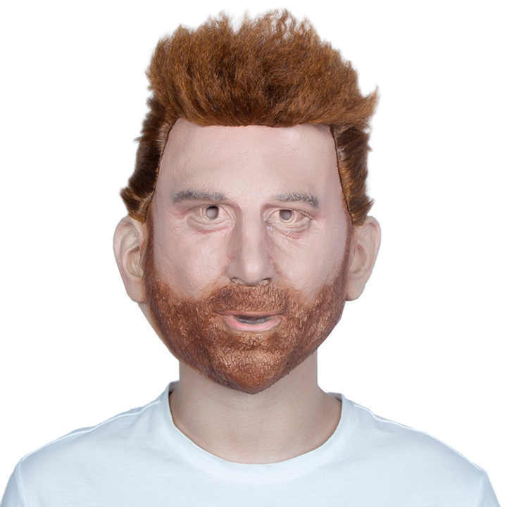 Realistic Man Cosplay Mask